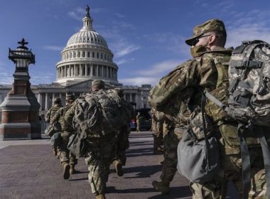 Biden inauguration military troops